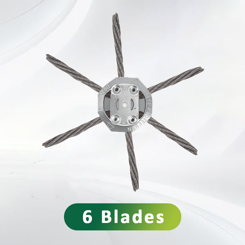 🔥6 inch Steel Wire Brush Cutter for Electric Trimmers🔥