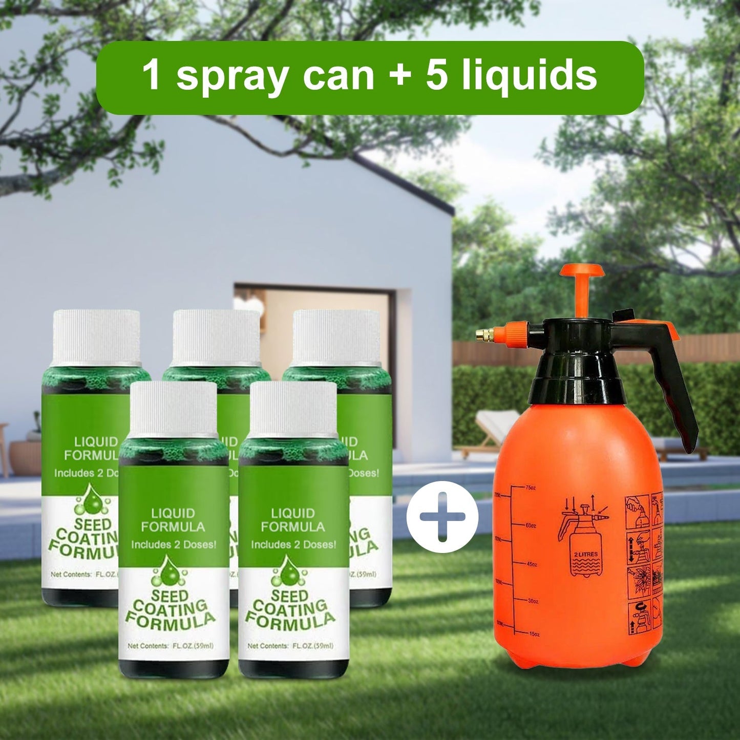 🔥🌱Hydro Seeding Lawn Slution