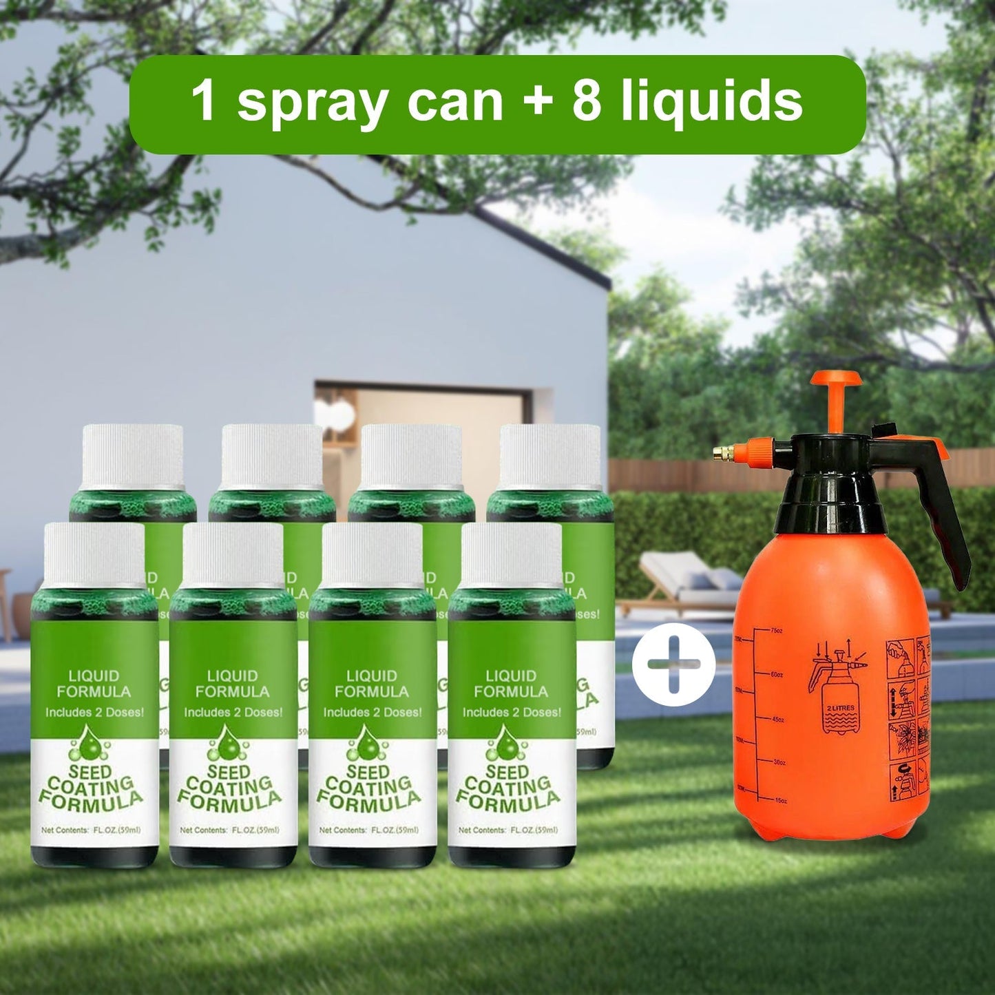 🔥🌱Hydro Seeding Lawn Slution