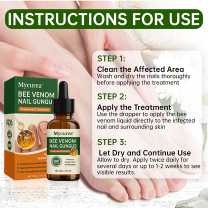 💔 Mycurea™ Bee Venom Nail Fungus Treatment Liquid